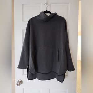 Women's Gray Turtleneck Sweater